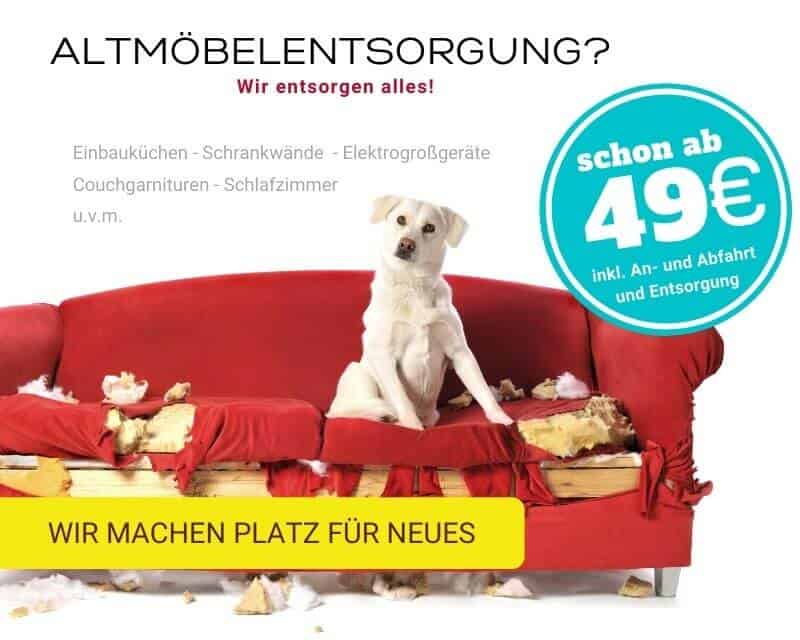 Altmöbelentsorgung Sperrmüll entsorgen