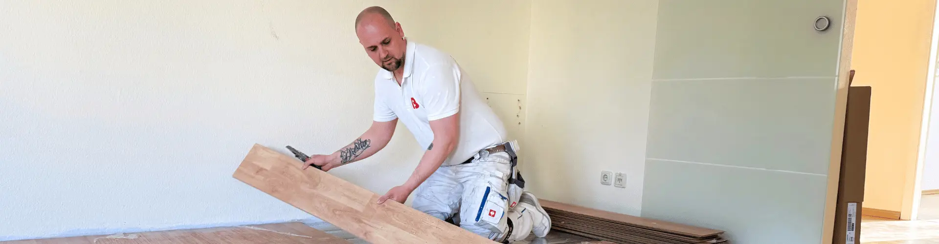 Professionell Laminat entfernen bei einer Haushaltsauflösung