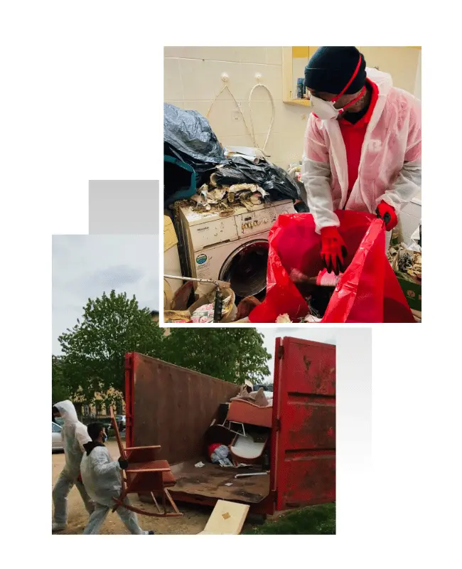 Entrümpelung einer Messie Wohnung