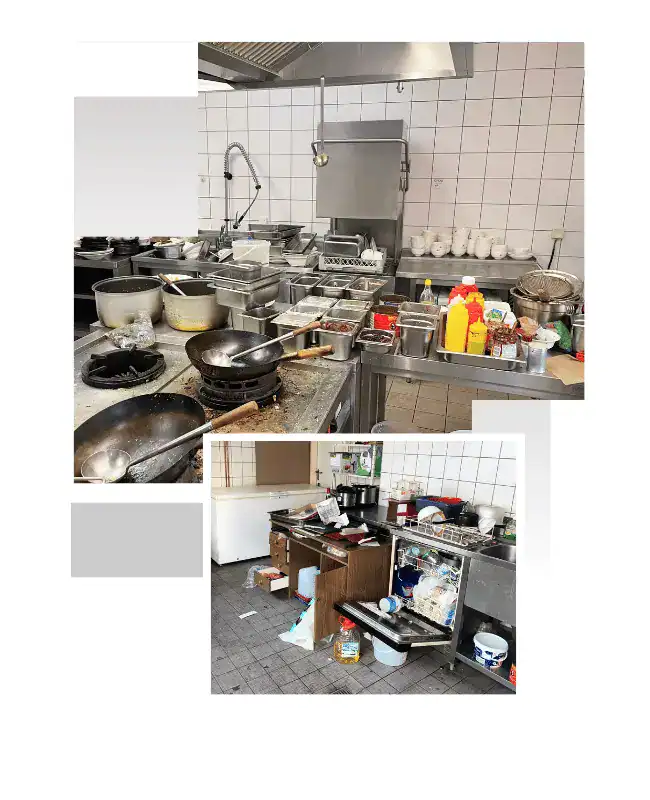 Geschäftsauflösung Einzelhandel und Gastronomie