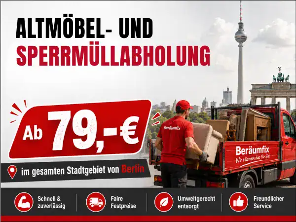 Altmöbelentsorgung und Entrümpelung Berlin