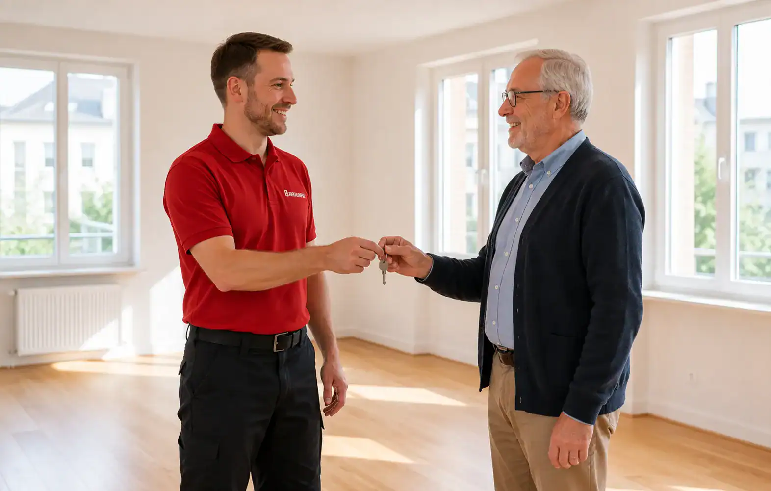 Schlüsselrückgabe nach erfolgter Haushaltsauflösung