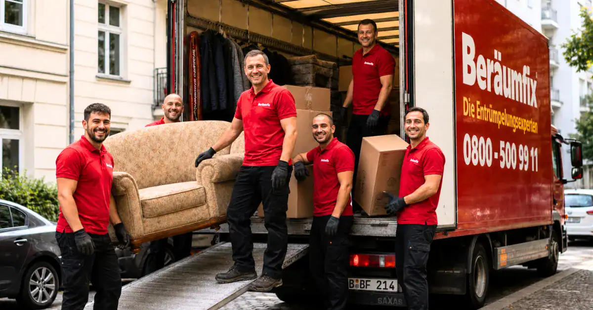 Unser Team bei der Haushaltsauflösung in Leipzig